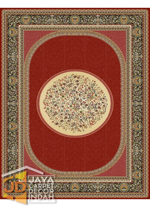 Karpet Permadani Solomon 700 Reeds Matin Red 3609 ukuran 120x160,160x230, 200x300, 250x350, 300x400
